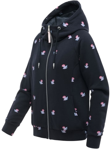 ragwear Kapuzensweatjacke Fllawia Shells in Navy