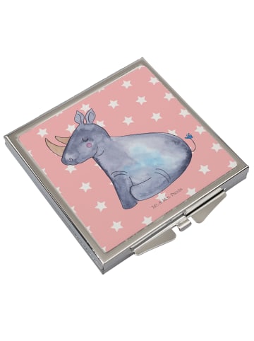 Mr. & Mrs. Panda Frauen Spiegel Einhorn Nashorn ohne Spruch in Rot Pastell