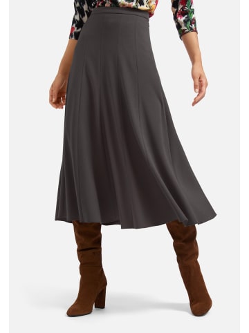 PETER HAHN Faltenrock Skirt in GRAU