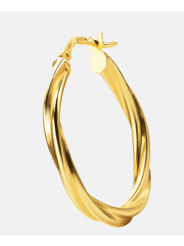 Diamant L'éternel Ohrringe aus 585 Gelbgold