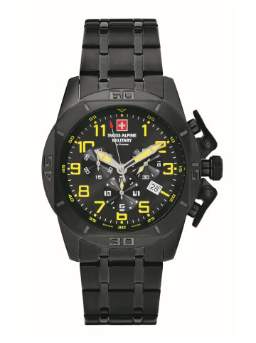 Swiss Alpine Military by Grovana Chronograph für Herren in Schwarz