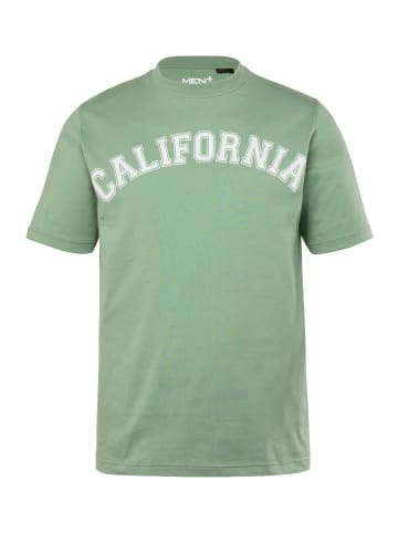 Men Plus Kurzarm T-Shirt in türkis