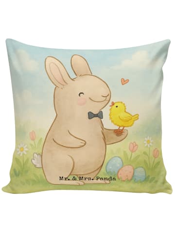Mr. & Mrs. Panda Dekokissen 40x40 Hase Küken Design ohne Spruch in Weiß