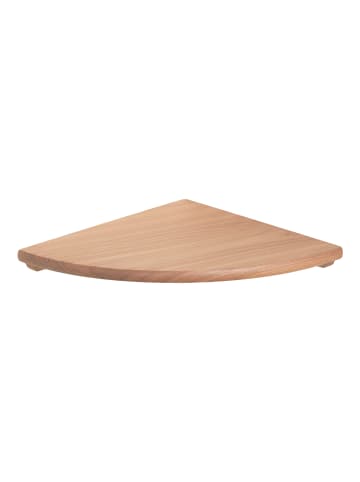 relaxdays Eckregal in Natur - (B)40 x (H)3 x (T)40 cm