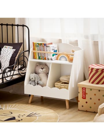 SoBuy Bücherregal in Reinweiß - (W) 35 x (H) 71 x (L) 61 cm