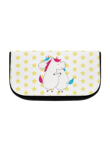 Mr. & Mrs. Panda Schminktasche Einhörner Umarmen ohne Spruch in Weiß