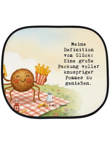 Sonnenschutz Auto Spinne Agathe Pommes Design m... in Weiß