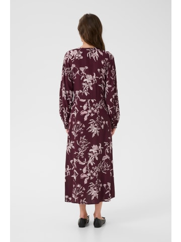 PART TWO Kleid SiciliaPW Feminine Form in Tawny Port Botanical Print