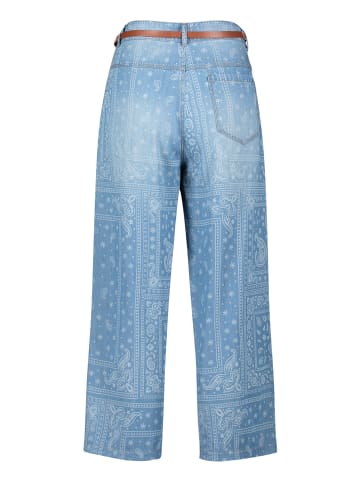 CARTOON Casual-Hose mit Gürtel in Blau