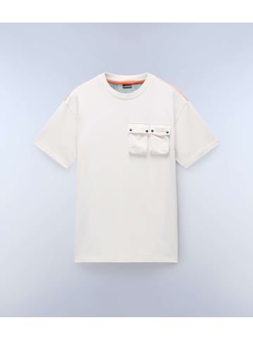 Napapijri T-Shirt "S-Rivalto Ss" in Weiß