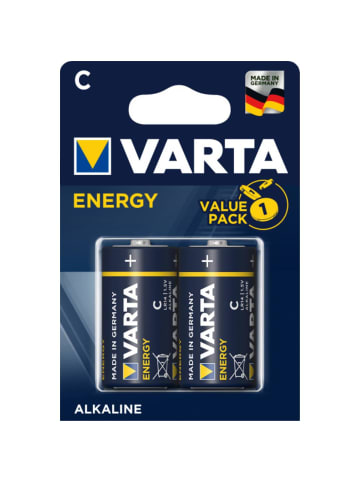 Varta Batterie 568082 LR14/C 2X in Schwarz