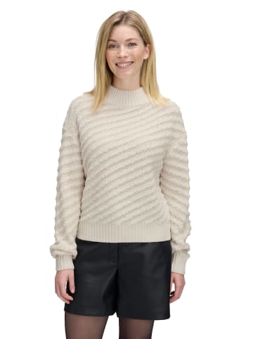 BETTY & CO Strickpullover mit Struktur in cream