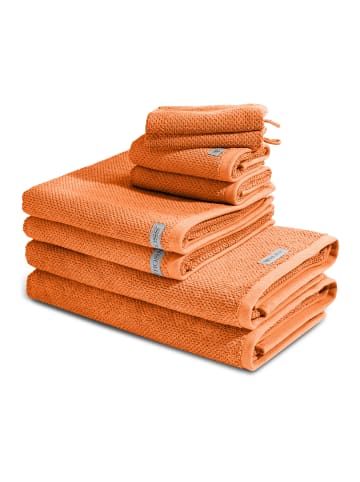 Ross 2 X Wasch- 2 X Gäste- 2 X Dusch- 2 X Handtuch im Set Selection in Orange