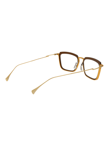Yohji Yamamoto Damen Optische Fassungen Rechteck Gold