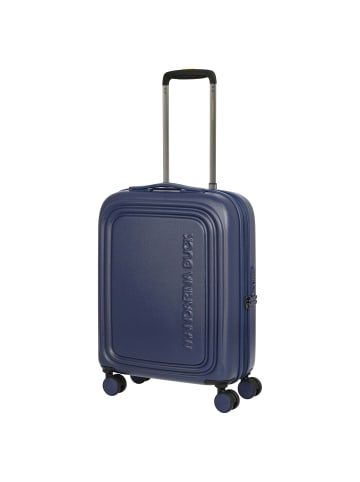 Mandarina Duck Logoduck+ - 4-Rollen-Kabinentrolley 52 cm erw. (deep blue) in deep blue