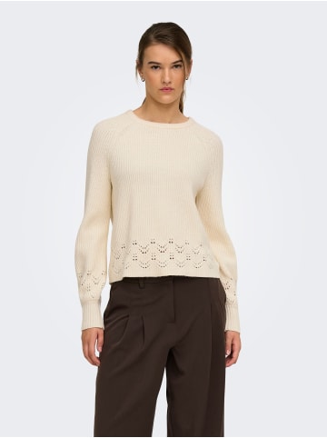 ONLY Strickpullover in Whitecap Gray