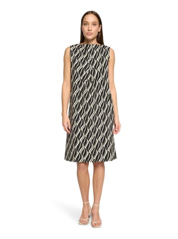 Betty Barclay Freizeitkleid ohne Arm in Schwarz/Beige