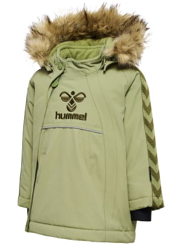 Hummel Reißverschluss Jacke Daumenlöcher Hmljessie Lebensstil Jungen in OIL GREEN