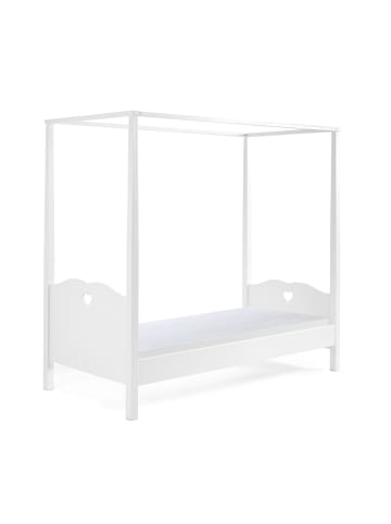 58 aufm Kessel HIMMELBETT Kamila 211x187x96 aus MDF in Weiß