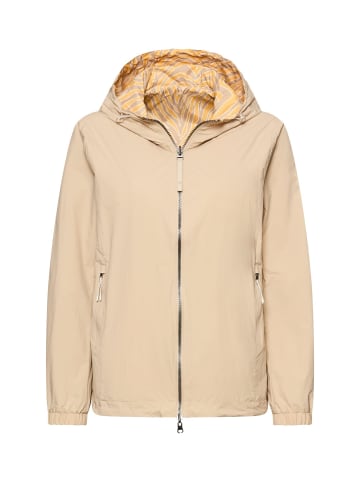 Camel Active Wendejacke mit Allover-Print und unifarbener Seite in Sand
