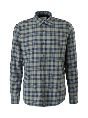 S.OLIVER RED LABEL Langarmhemd in Blau
