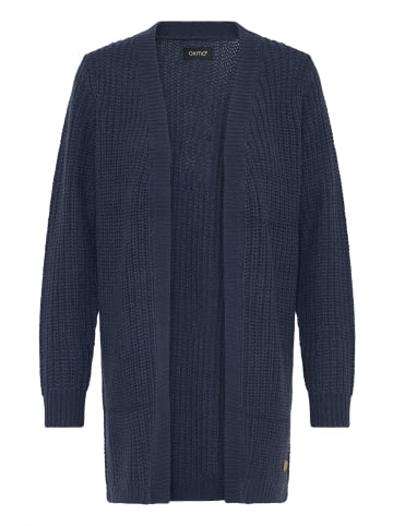 Oxmo Strickjacke OXEDNA LONG CARDIGAN in Blau