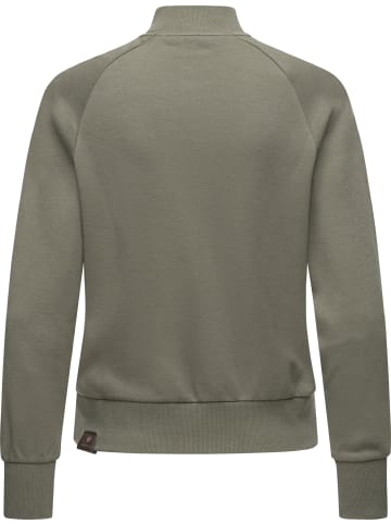 ragwear Sweatshirt Majjorka Solid in Olive