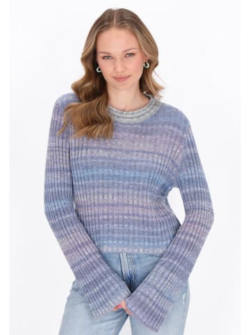 myMo Women Sweater in blue multicolor