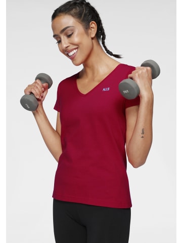 H.I.S. T-Shirt in blau, grau, rot