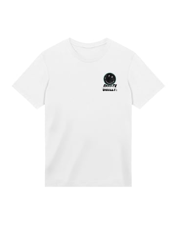 F4NT4STIC T-Shirt Smiley Originals The Happy Collective Streetwear in weiß