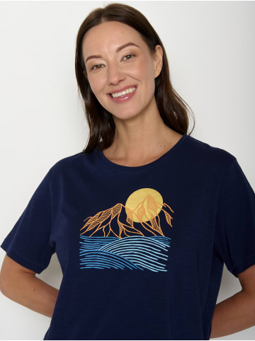 GreenBomb Nova Mountain Scenery in Marineblau