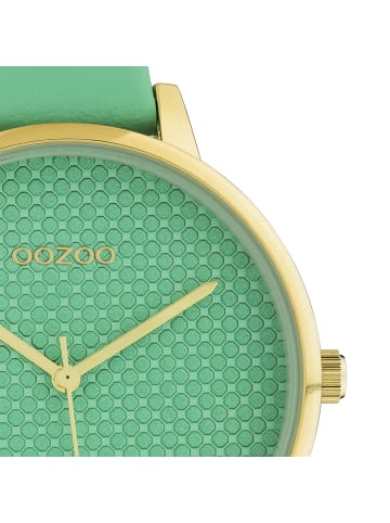 Oozoo Analog-Armbanduhr Oozoo Timepieces mintgrün groß (ca. 40mm)