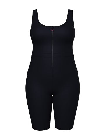 Ulla Popken Badeanzug in schwarz