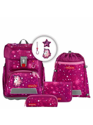 Step by Step Cloud - Schulranzen Set 5tlg. (Police Truck Charly) in Sweet Unicorn Nuala