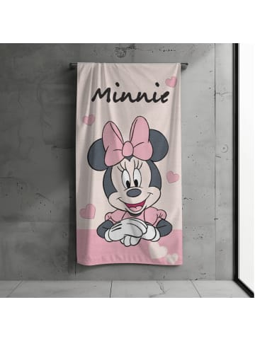 Disney Kinder Badetuch / Strandtuch "Minnie Mouse" in Rosa