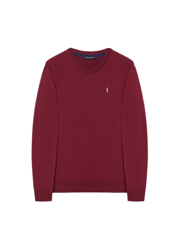 Polo Club Pullover in BORDEAUX