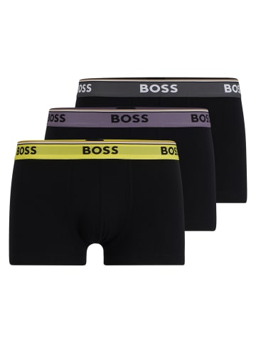 BOSS Boxershort 3er Pack in Schwarz/Gelb