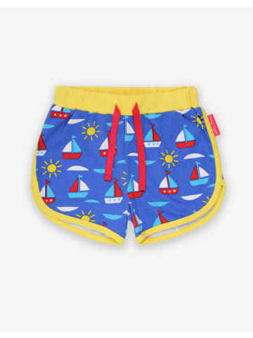 Toby Tiger Shorts mit Boote Print in blau