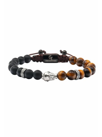 GT COLLECTION Armband Buddha Head in silver