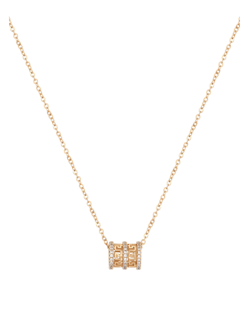 faina Women Charm Necklace in Rose Gold