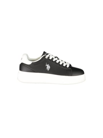 U.S. Polo Assn. Schwarz Herren Sneaker aus Polyurethan