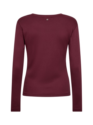 Mos Mosh Langarmshirt in aubergine