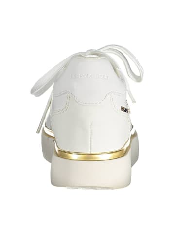 U.S. Polo Assn. Weiße Polyester-Sneaker