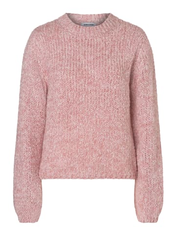 More & More Grobstrickpullover Melange-Optik in dusty rose melange