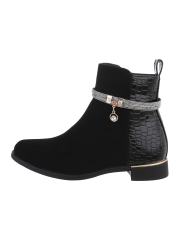 Ital-Design Stiefelette in Schwarz