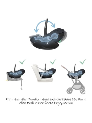 Maxi-Cosi Babyschale Pebble 360 Pro i-Size drehbar in grau