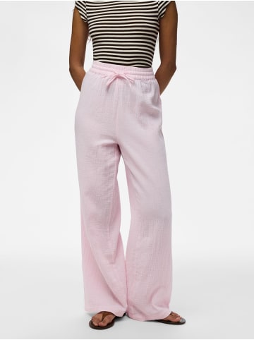 Pieces Hose mit weitem Bein in Cradle Pink