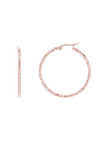 Steel_Art Creolen Damen Dido rose goldfarben in rosegoldfarben