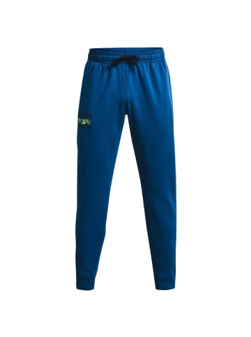 Under Armour Under Armour Rival Fleece Signature Joggers in Blau