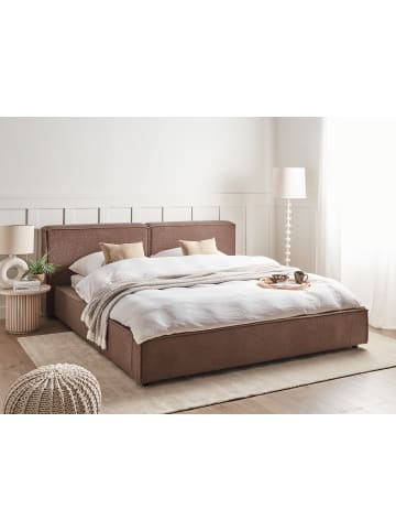 Beliani 10-tlg Doppelbett LINARDS in Braun